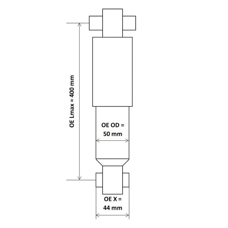 KYB Shock Absorber Damper Strut Front 6417500