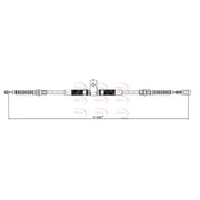 Apec Handbrake Cable Left Rear CAB1679