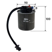 Valeo Fuel Filter Element 587606