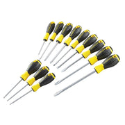 STANLEY® Hand Tools 0-60-212 Essential Screwdriver Set, 12 Piece - STHT0-60212