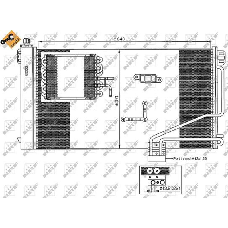 NRF Air Conditioning Condenser 35536