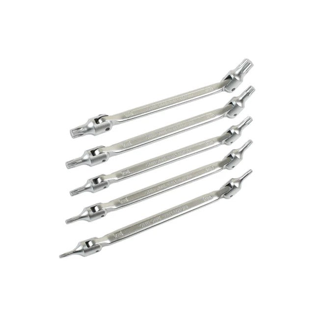 Laser Tools Double Ended Flexible Star Bit Set 5pc - PL