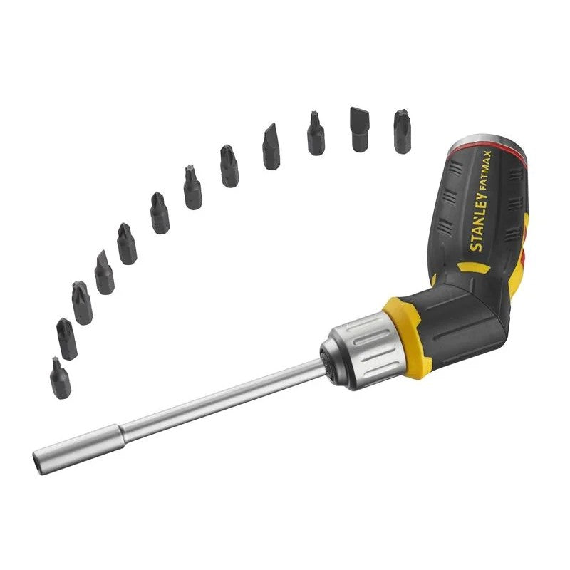 STANLEY® Hand Tools FatMax® Pistol Grip Ratchet 12 Bits - FMHT0-62691