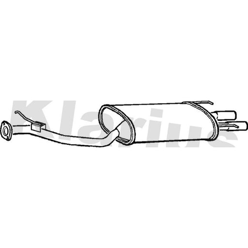 Klarius Box With Tail Pipe Rear RR251B