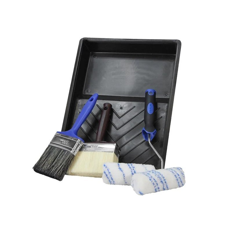 Faithfull Wood Care Paint Brush & Roller Kit, 6 Piece - FAIRKITWOOD