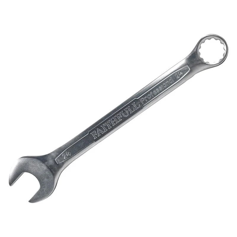 Faithfull Combination Spanner CV Satin Finish (group 1) 6-25mm