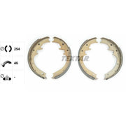 Textar Brake Shoe Set Axle Kit 91069700