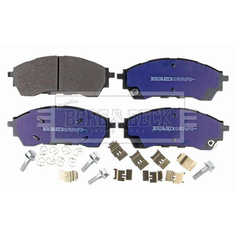 Borg & Beck 4 x Front Brake Pad Set BBP2923