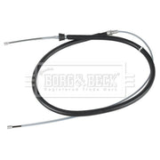 Borg & Beck Handbrake Cable Left Rear BKB3954