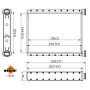 NRF Heater Matrix Core Heat Exchanger 54440