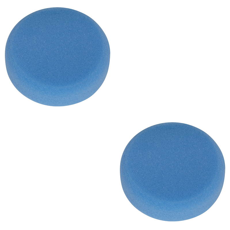 Sealey Hook-and-Loop Buffing & Polishing Foam Head 80 x 25mm - Blue/Medium