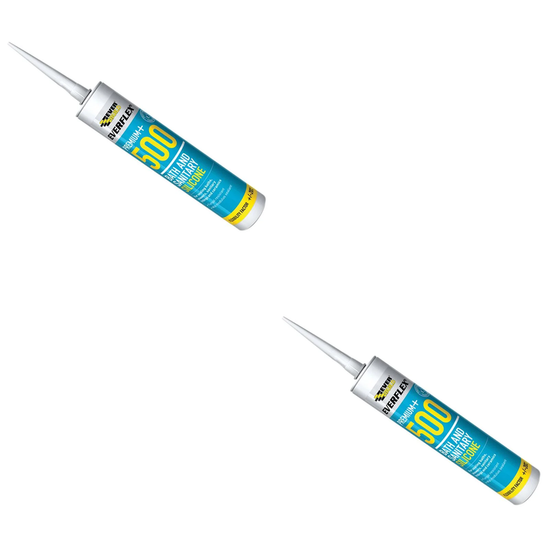 Everbuild Sika SIKASEAL SANITARY SILICONE TRANSPARENT 295ML - 907235