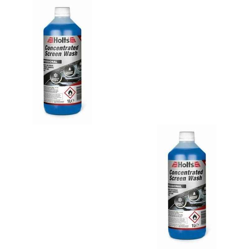 Holts Screen Wash 1L High Visibility Concentrated Formula