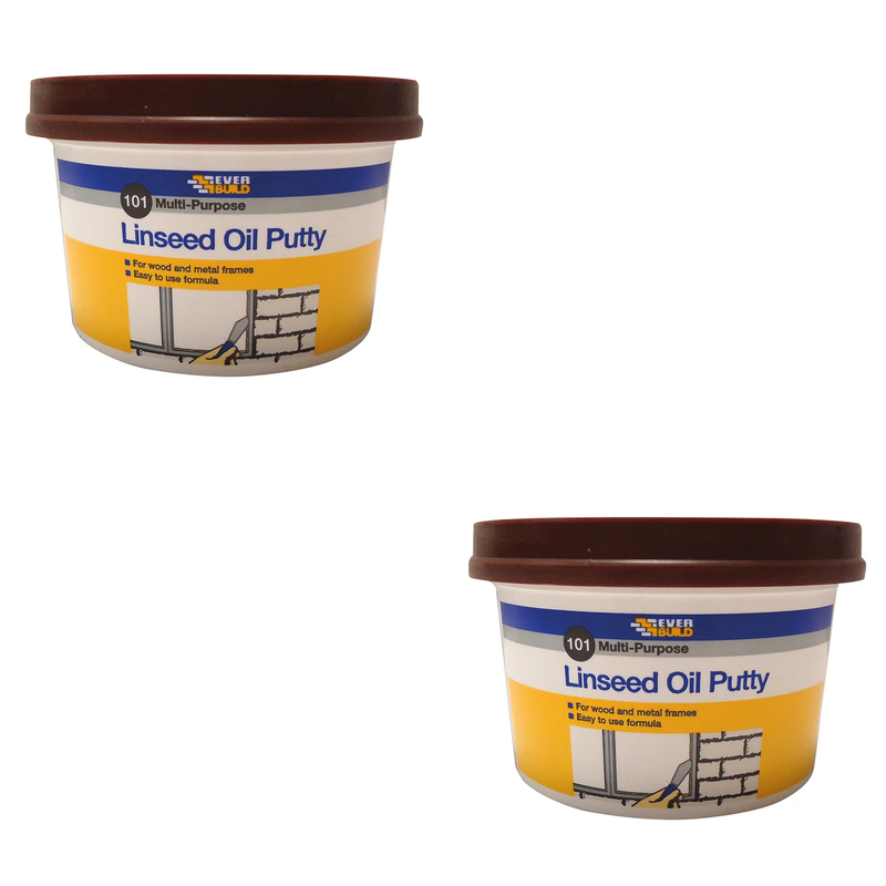 Everbuild Sika 101 Multipurpose Putty Brown 0.5kg - 489026