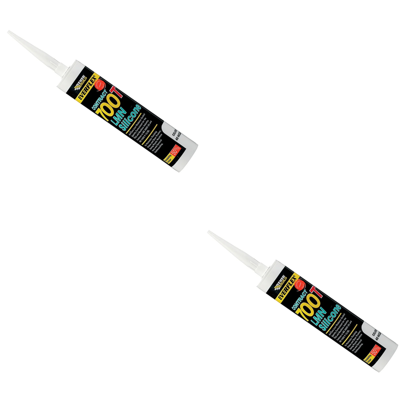 Everbuild Sika LMN Silicone 700T White 300ml - 486161