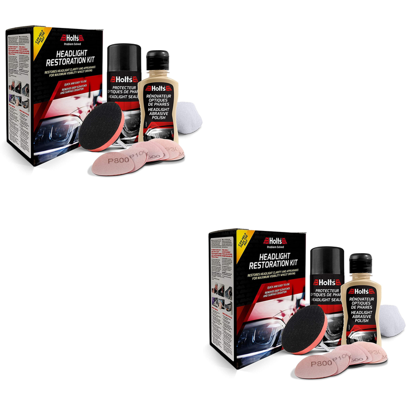 Holts Headlight Restoration Kit HREP0031A 125ml & 150ml