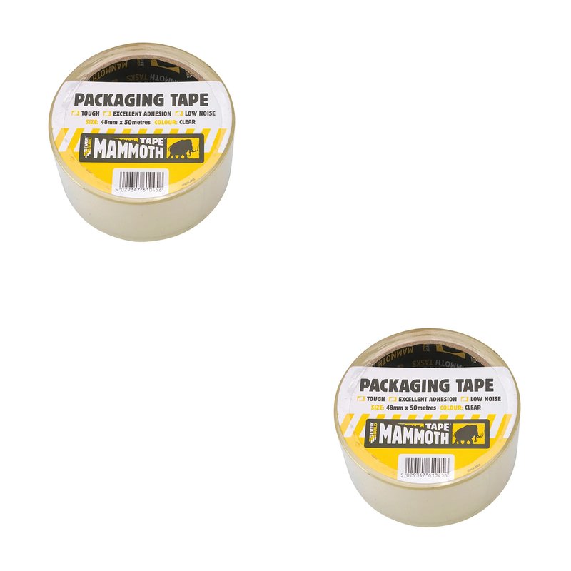 Everbuild Sika Labelled Packing Tape Clear 48mm x 50m - 488641