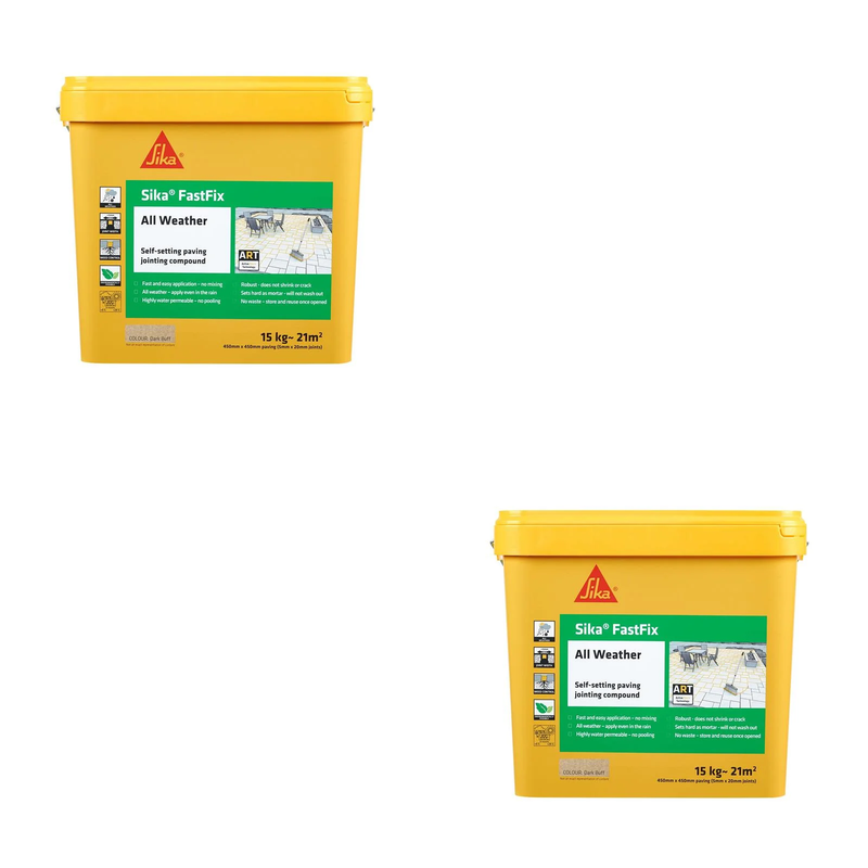 Everbuild Sika Sika® FastFix All Weather Dark Buff 15kg - 669017