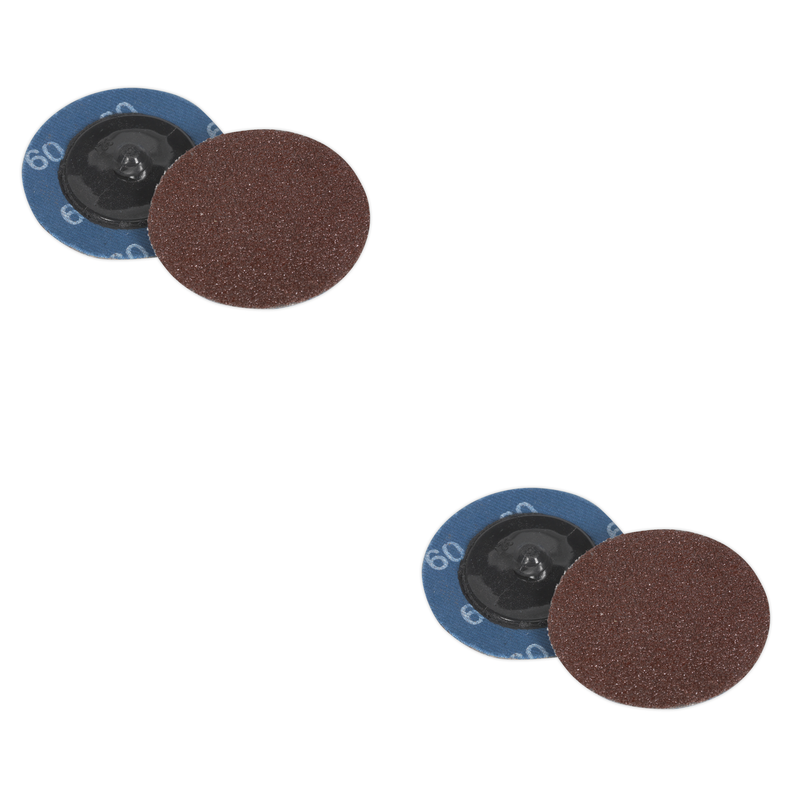 Sealey 50mm Sanding Disc 60Grit Pack of 10