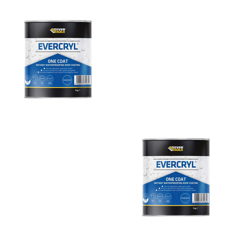 Everbuild Sika Evercryl® One Coat Translucent 1kg - 851528