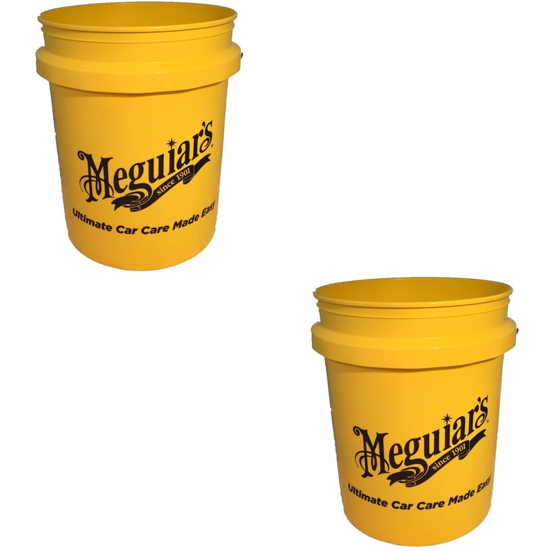 Meguiar's Bucket 19L Yellow RG203 for Car Detailing