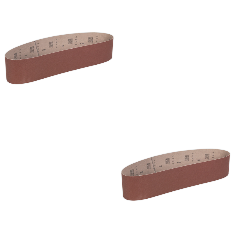 Sealey 100 x 1220mm Sanding Belt 100Grit - SB0013 Trade Quality