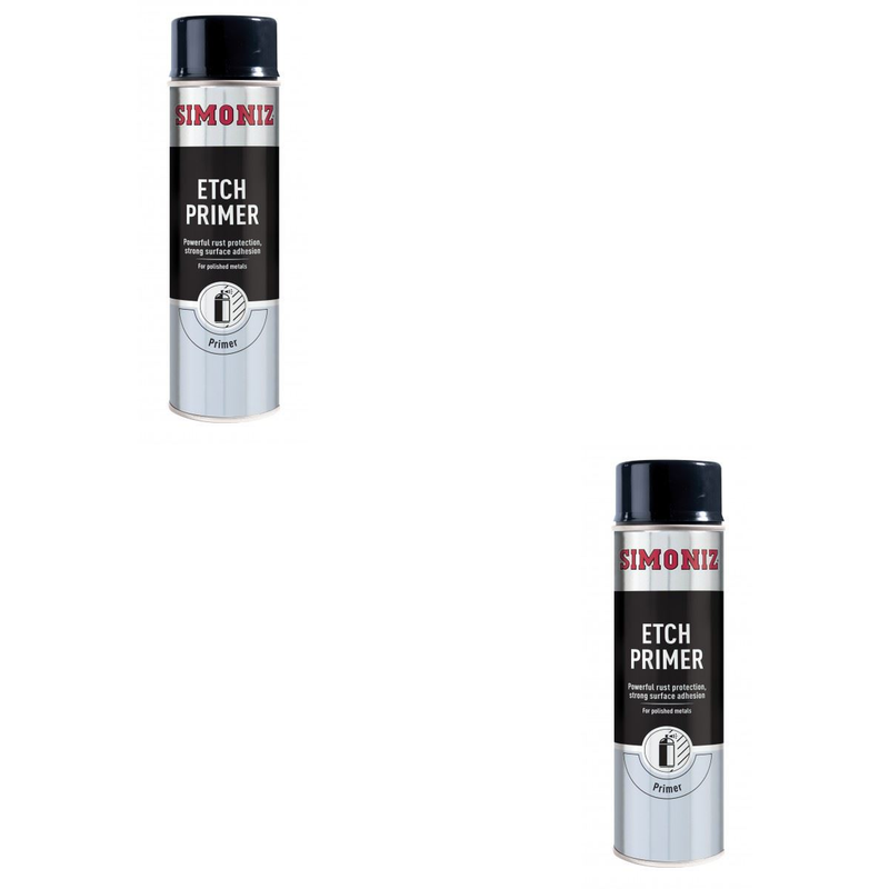 Simoniz Etch Primer Spray 500ml - Rust Protection for Polished Metal
