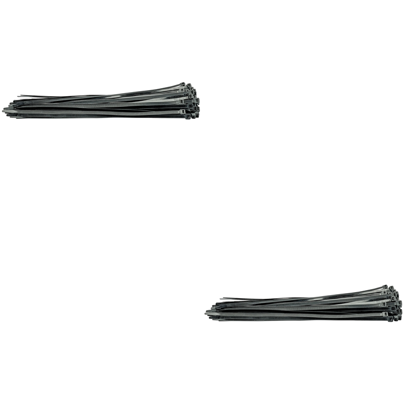 Draper Cable Ties, 7.6 x 400mm, Black - Multi-Pack Options