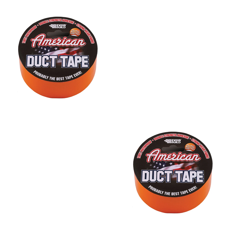 Everbuild Sika American Duct Tape 50mm x 25m Orange - 487240