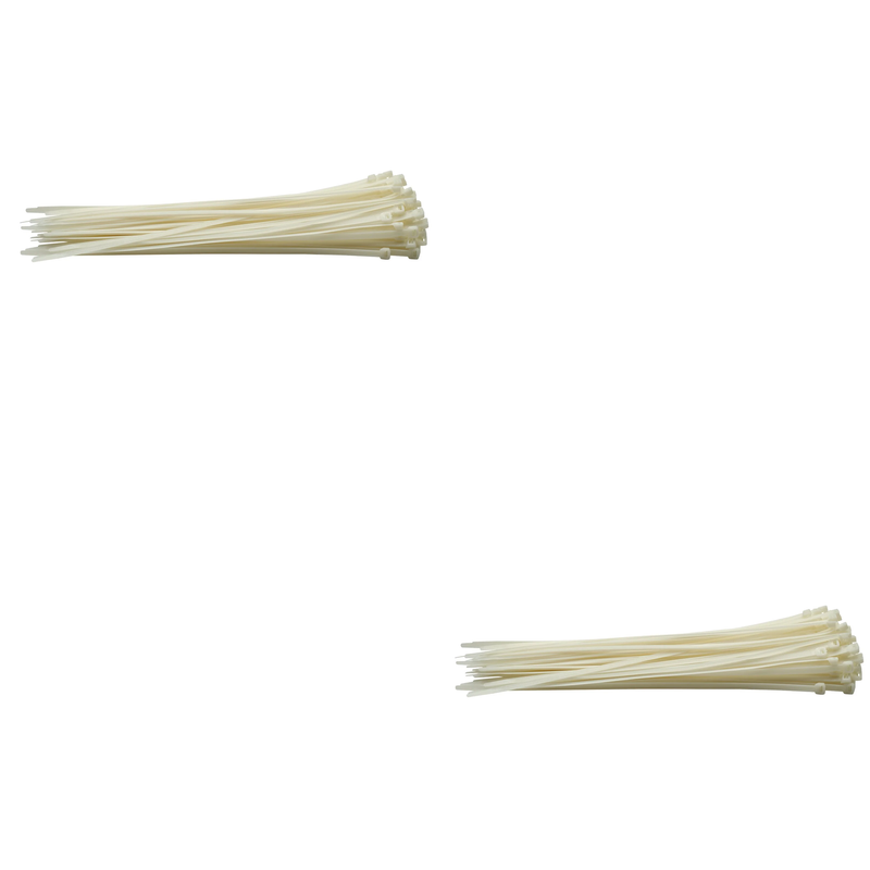 Draper Cable Ties, 7.6 x 400mm, White - Multi-Pack Options