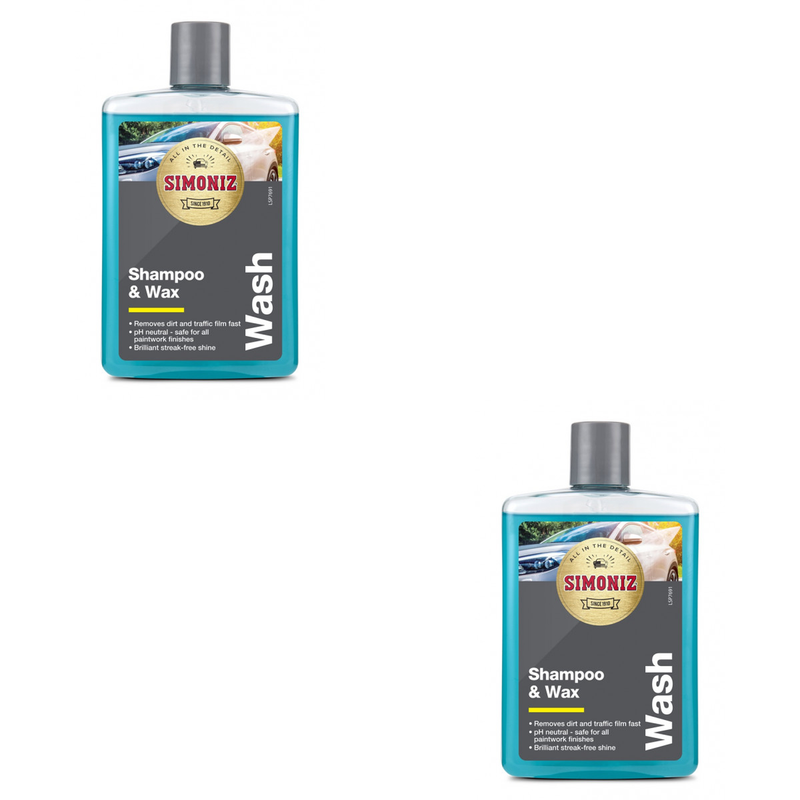 Simoniz Shampoo & Wax 475ml - PH Neutral Car Care