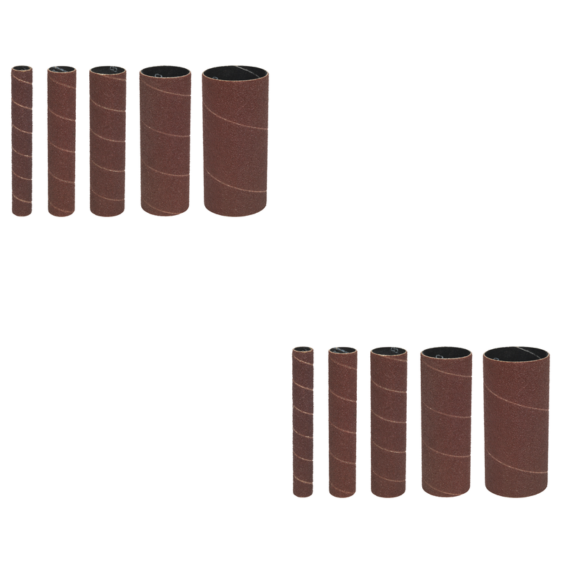 Sealey Assorted Sanding Sleeves 80 Grit - Pack of 5 - SS5ASS Trade Quality