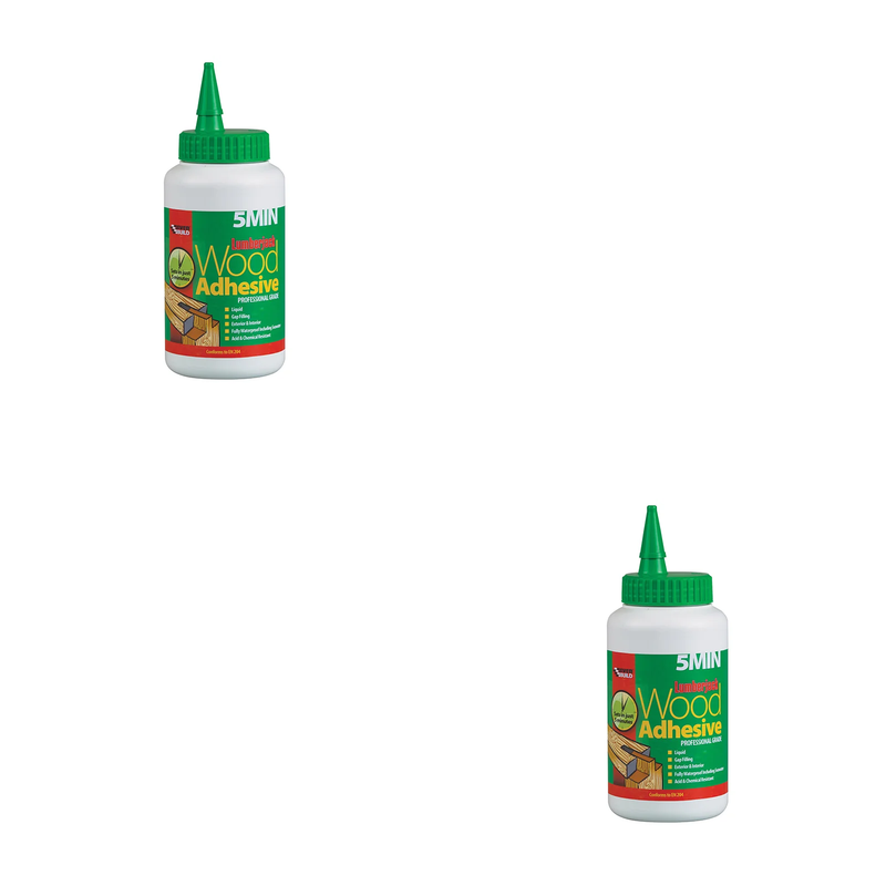 Everbuild Sika Lumberjack 5min Polyurethane Wood Adhesive Liquid 750g