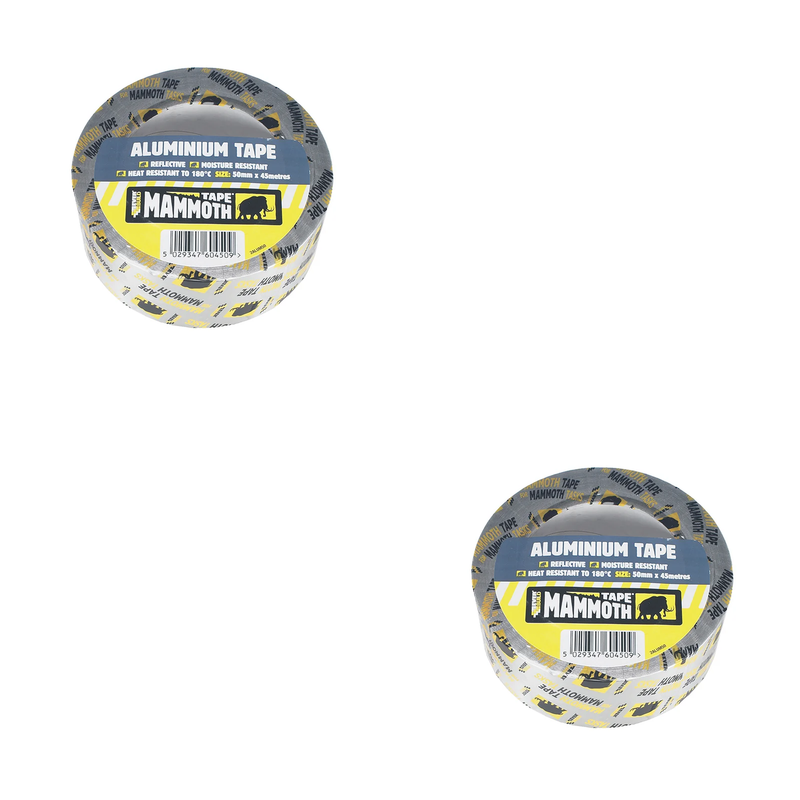 Everbuild Sika Aluminium Tape 50mm x 45m - Silver
