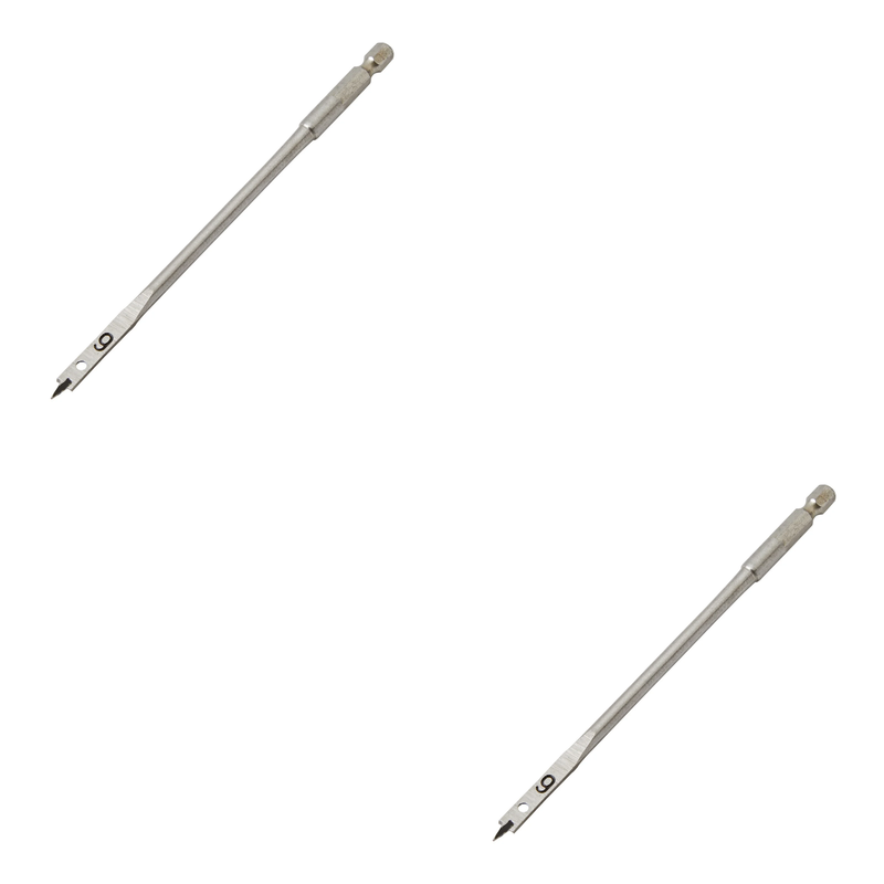 Draper Flat Wood Drill Bit, 6 x 152mm - Multi-Pack Options