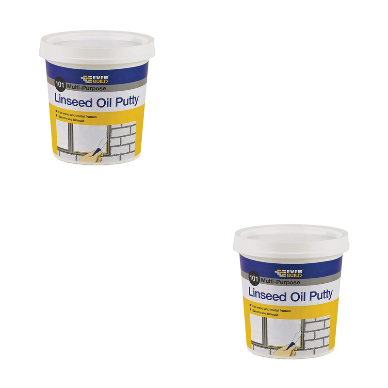 Everbuild Sika 101 Multi-Purpose Putty Natural 0.5kg - 480207