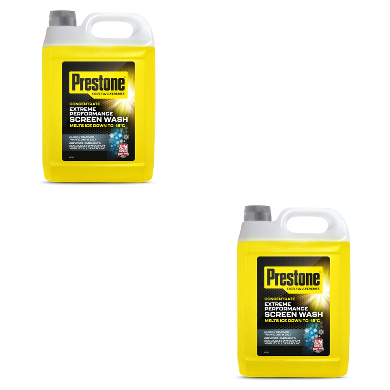 Prestone Screen Wash 5 Litre - Extreme Performance Concentrated