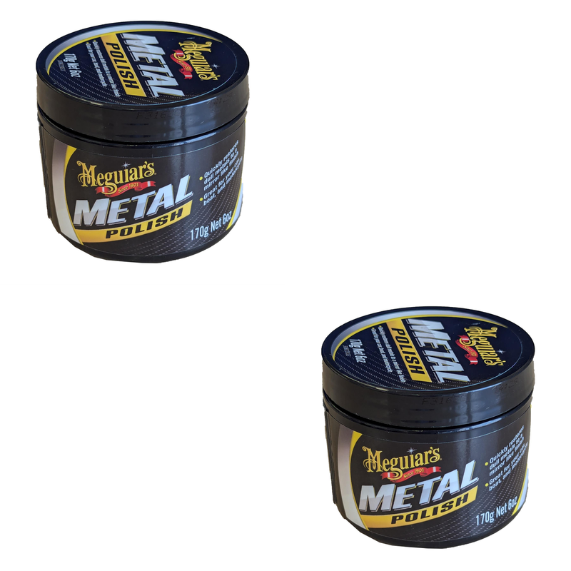 Meguiar's G1211600EU All Metal Polish 170g - Mirror-Bright Finish