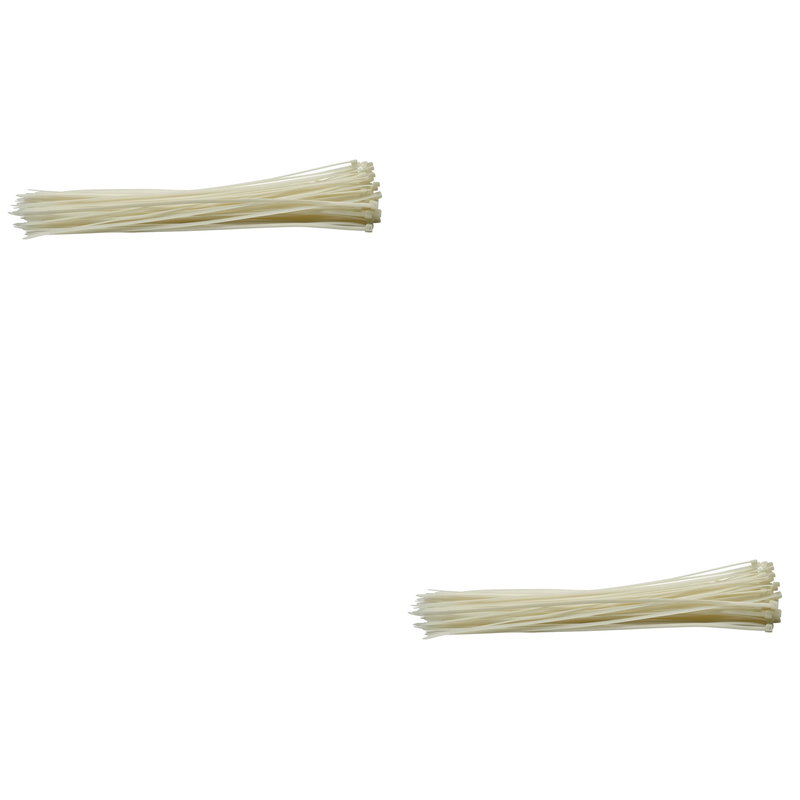 Draper Cable Ties, 4.8mm, White (Pack of 100)