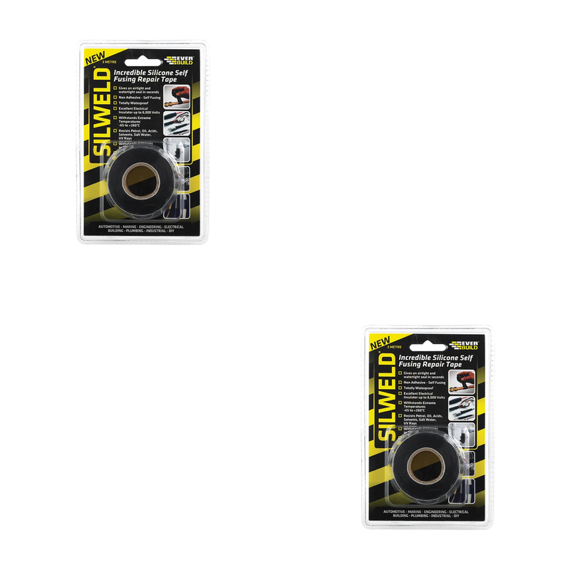 Everbuild Sika Silweld Tape 3m Black - 484806