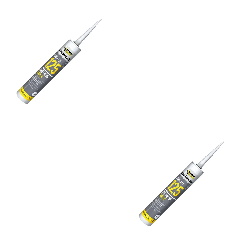 Everbuild Sika One Hour Caulk 125 Magnolia 310ml - 485994