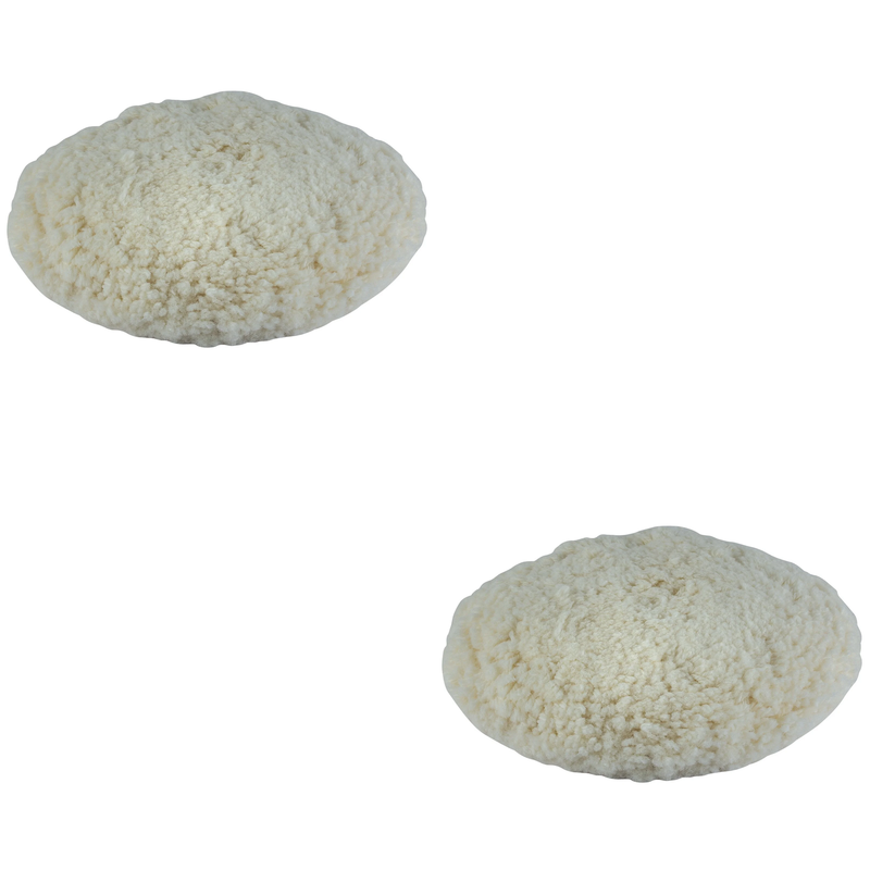 Draper Hook & Loop Backed Lambswool Polishing Bonnet, 180mm