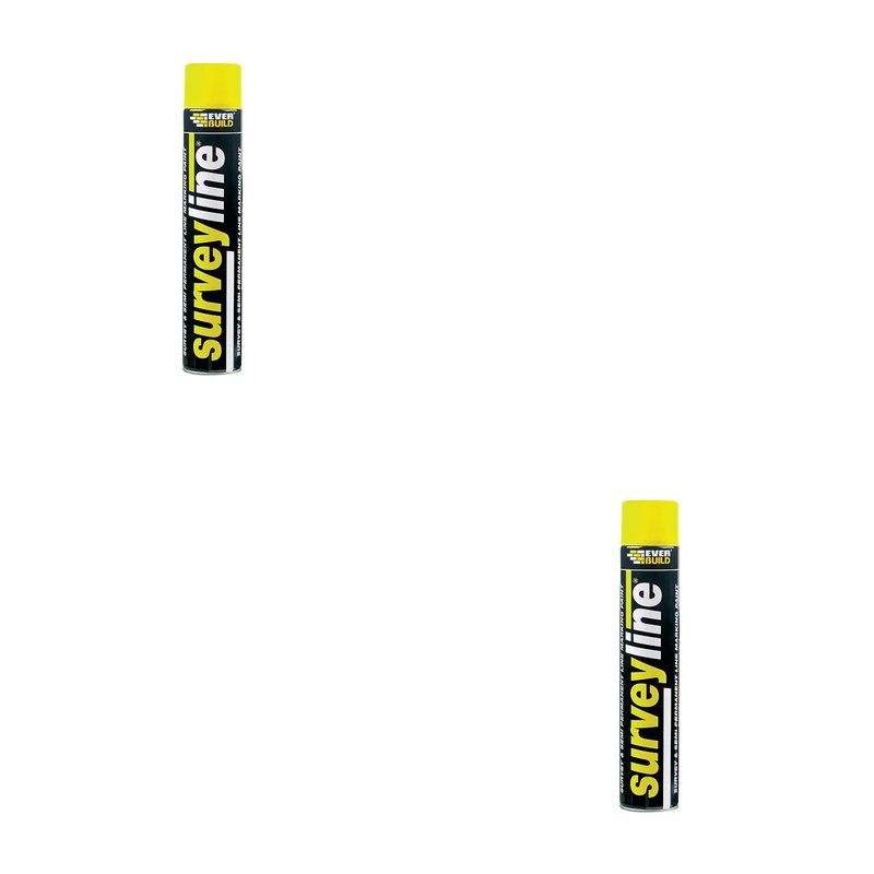 Everbuild Sika Surveyline Marker Spray Yellow 700ml - 490215