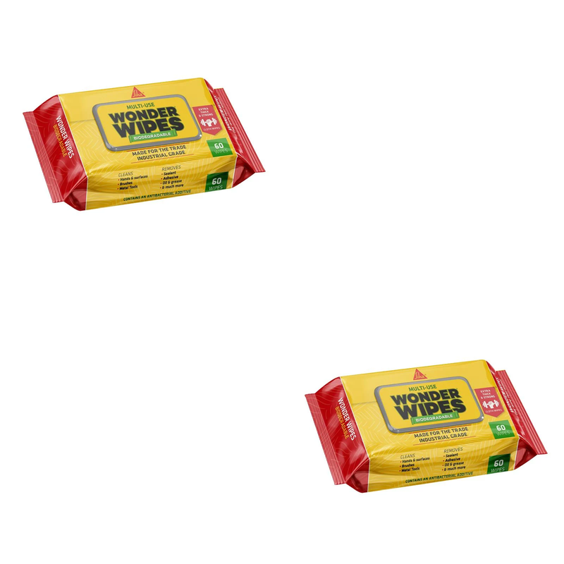 Everbuild Sika Wonder Wipes Biodegradable x 60 - 780111