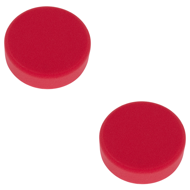 Sealey Hook-and-Loop Buffing & Polishing Foam Head 150 x 50mm - Red/Ultra-Soft