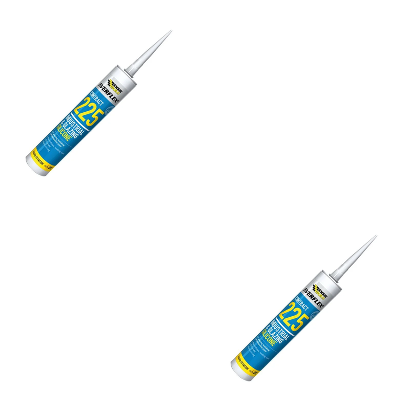 Everbuild Sika Everflex® 225 Industrial & Glazing Silicone White 295ml