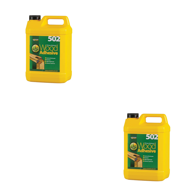 Everbuild Sika 502 All Purpose Weatherproof Wood Adhesive 5 litre - 488859