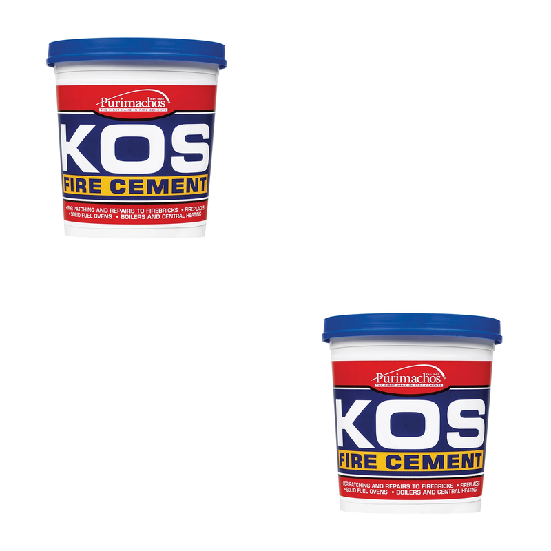 Everbuild Sika KOS Fire Cement Black 500g - 484673