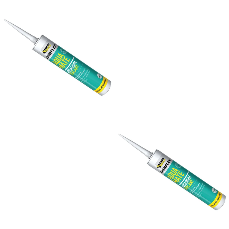 Everbuild Sika Aqua Mate Silicone Transparent 295ml - 489687