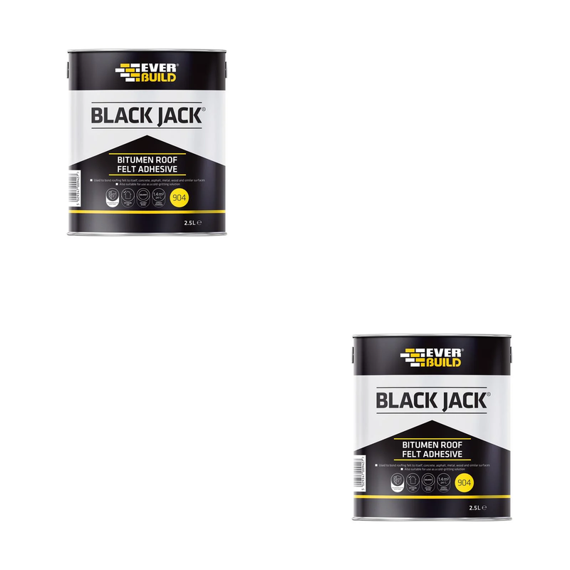 Everbuild Sika Black Jack® 904 Bitumen Roof Felt Adhesive 2.5 litre - 852651